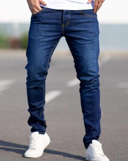 Men Slant Pocket Jeans